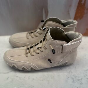 Sports Alpaca Ankle Boot High Top Casual Leather Shoes Comfort Walking Sz 39